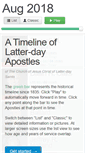 Mobile Screenshot of latterdayapostles.org